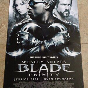 Blade Trinity - Movie Poster with Wesley Snipes as Blade and Ryan Reynolds